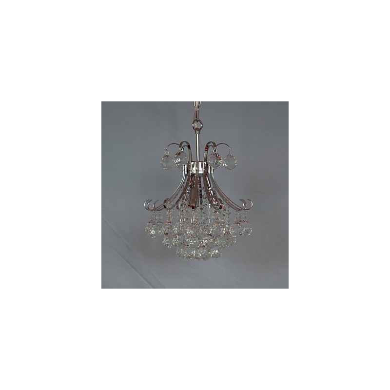 Modern Contemporary Crystal Mini Style Electroplated Chandelier Pendant Light