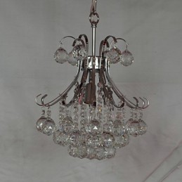 Modern Contemporary Crystal Mini Style Electroplated Chandelier Pendant Light