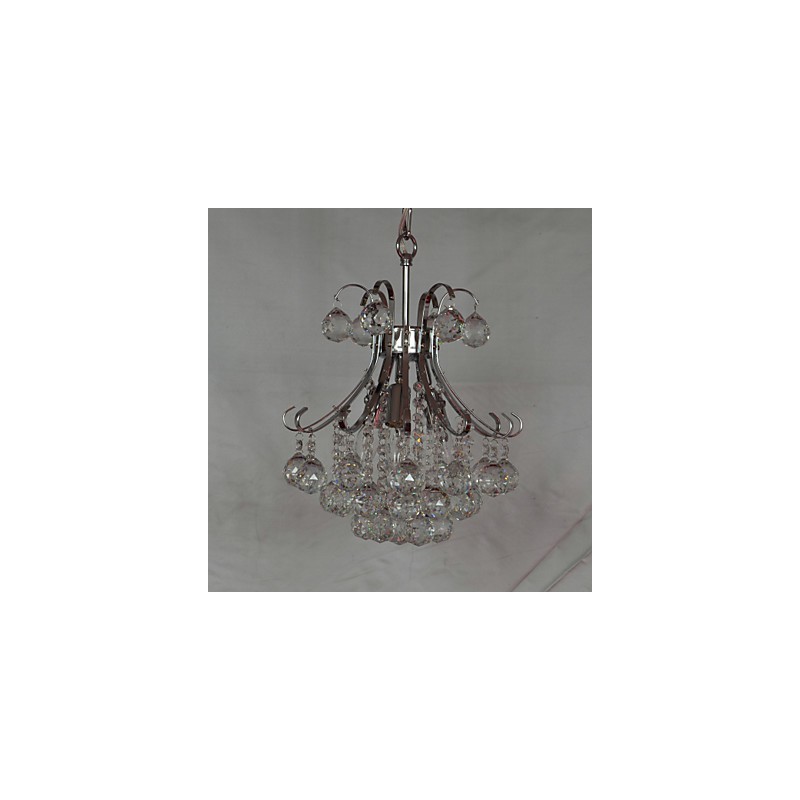 Modern Contemporary Crystal Mini Style Electroplated Chandelier Pendant Light