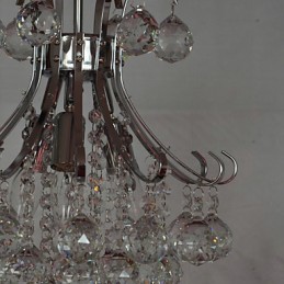 Modern Contemporary Crystal Mini Style Electroplated Chandelier Pendant Light