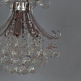 Modern Contemporary Crystal Mini Style Electroplated Chandelier Pendant Light