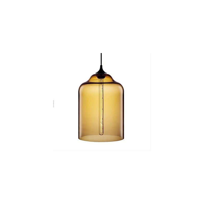 Retro Creative Single Head Glass Pendant Lamp Cafe In The Goldfish Bowl