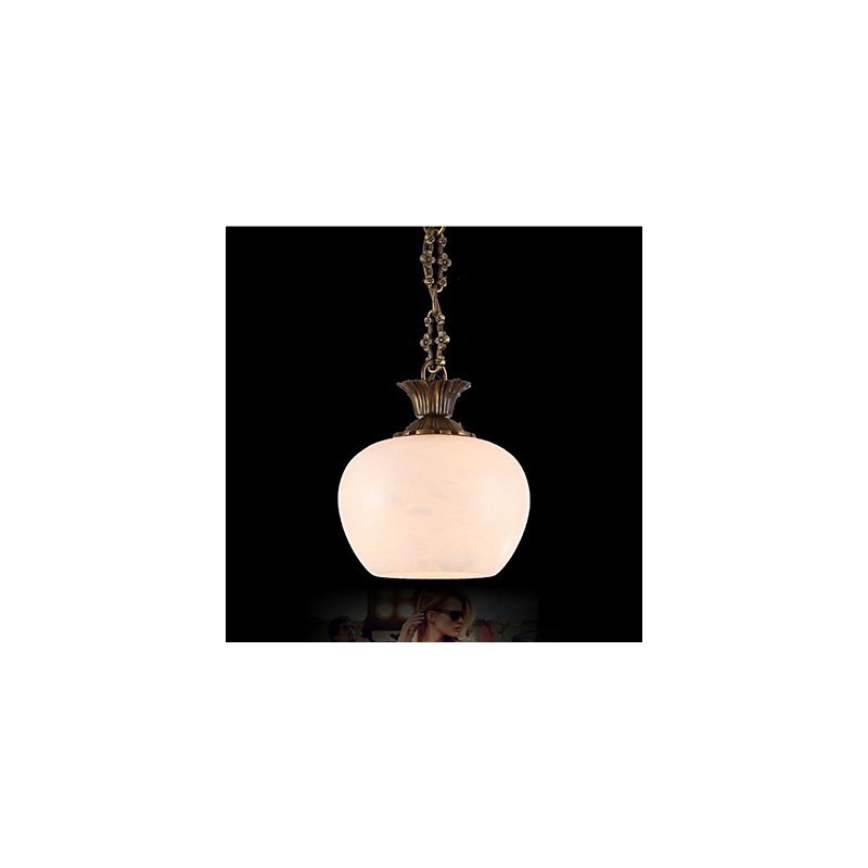 The Spanish Marble Copper Single Chandelier lighting