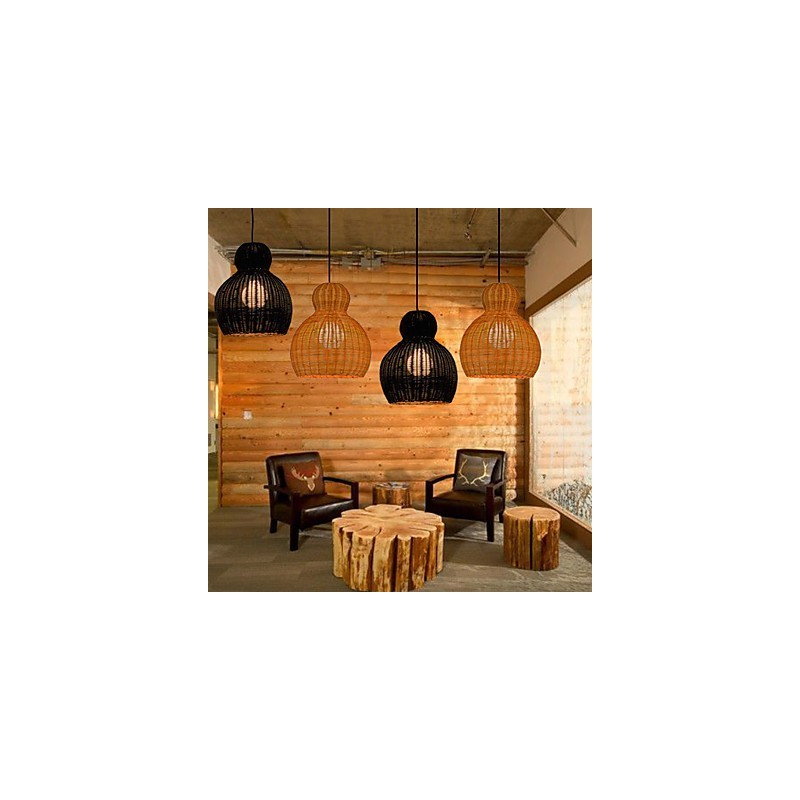 Hyacinth Rattan Chandelier