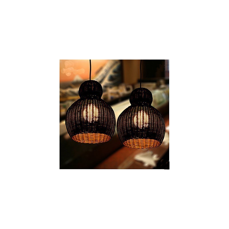 Hyacinth Rattan Chandelier