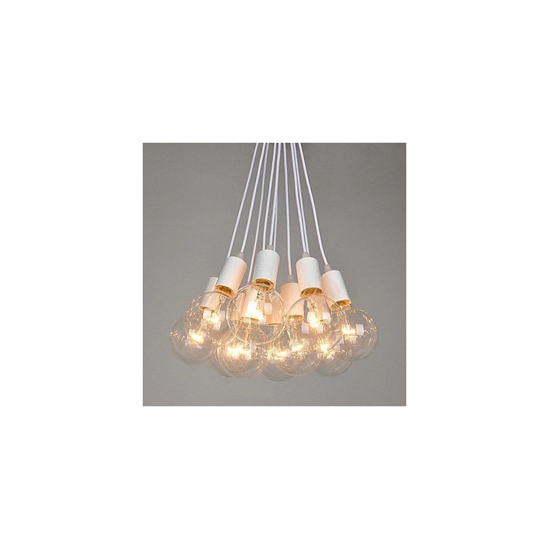 Country Painting Metal Chandelier