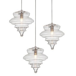 Pendant Lamp 1 Light Modern SimplicityColorless Clear Glass