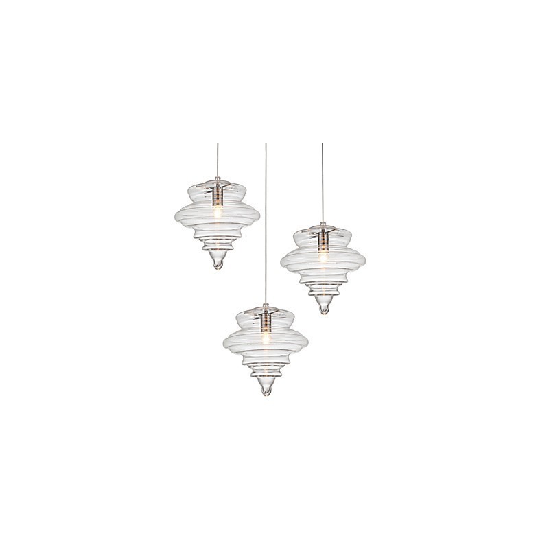 Pendant Lamp 1 Light Modern SimplicityColorless Clear Glass