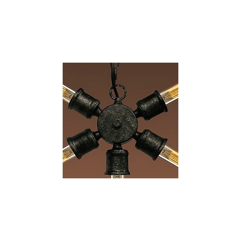 Retro Painting Metal Pendant Light