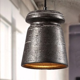 Personality Retro Ceramic Hanging Teahouse Chandelier lamp