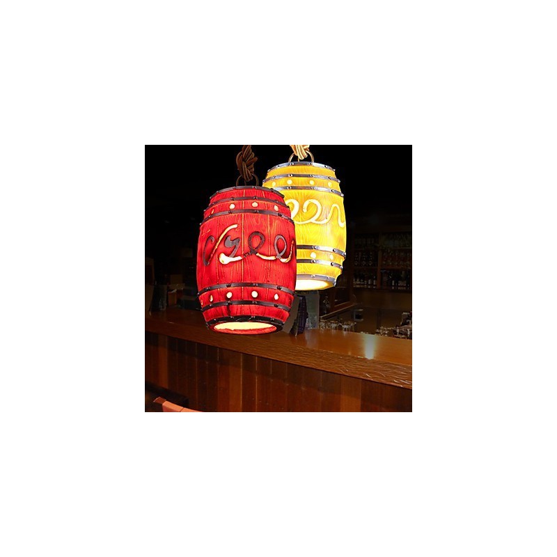 Modern Minimalist Decoration Cask Resin Chandelier