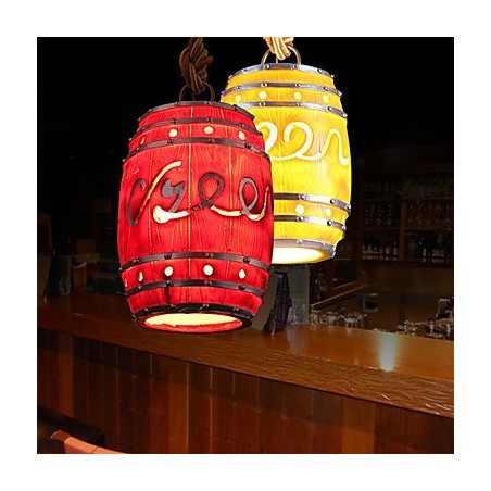 Modern Minimalist Decoration Cask Resin Chandelier