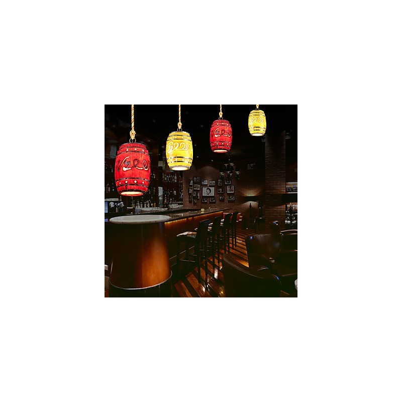 Modern Minimalist Decoration Cask Resin Chandelier