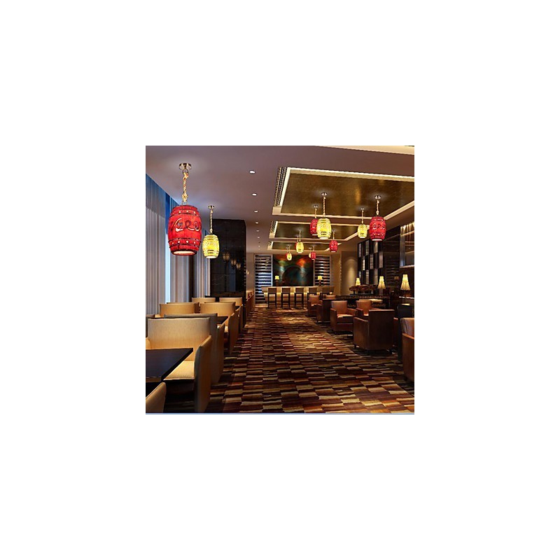 Modern Minimalist Decoration Cask Resin Chandelier