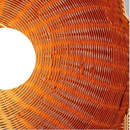 Hyacinth Rattan Chandelier