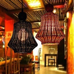 Hyacinth Rattan Chandelier
