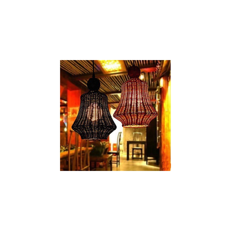 Hyacinth Rattan Chandelier