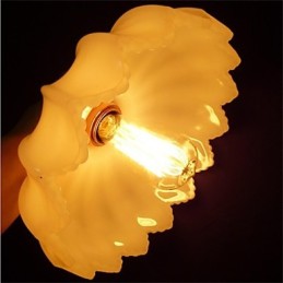 Creative Retro Old Shanghai flower lounge chandelier Glass Chandelier