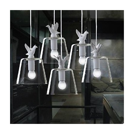 Single Head Ducklings Birds Glass Chandelier Meals Chandelier