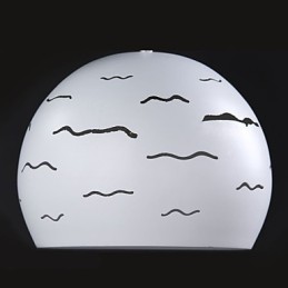 Simple Modern Creative of Real White Iron lighting