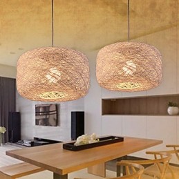 European Fashion Chandelier Modern Minimalist Home Rattan Balls Chandelier