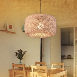 European Fashion Chandelier Modern Minimalist Home Rattan Balls Chandelier