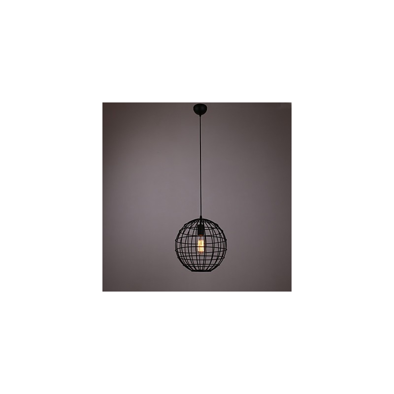 Mini Pendant Spherical Lamp 1 Light Painting Processing