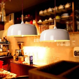 Country Painting Metal Pendant Light