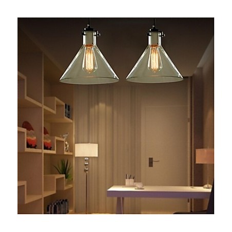 American Style Retro Creative Single Head Glass lamp the Nordic Cafe