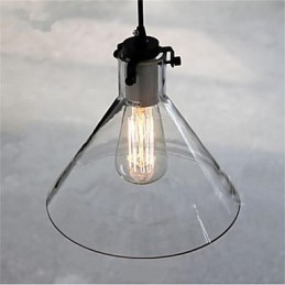American Style Retro Creative Single Head Glass lamp the Nordic Cafe