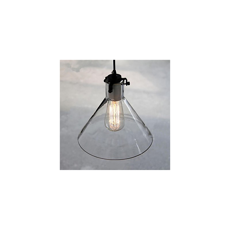 American Style Retro Creative Single Head Glass lamp the Nordic Cafe