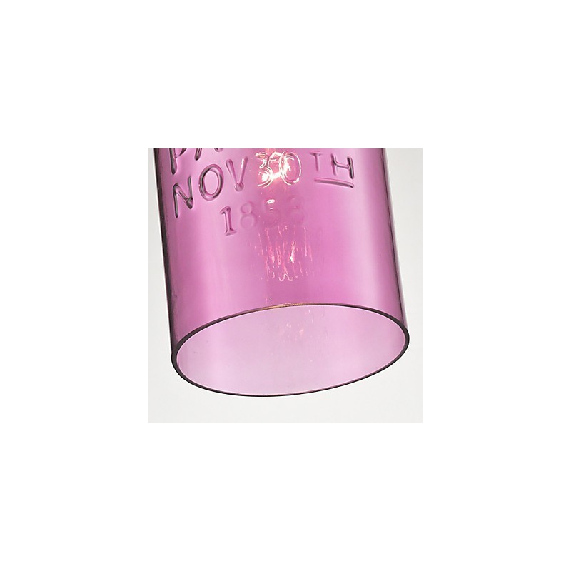 1 Light Modern Glass Pendant Light in Transparent Bubble Design