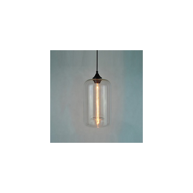 Bottle Design Pendant 1 Light Minimalist Iron Painting