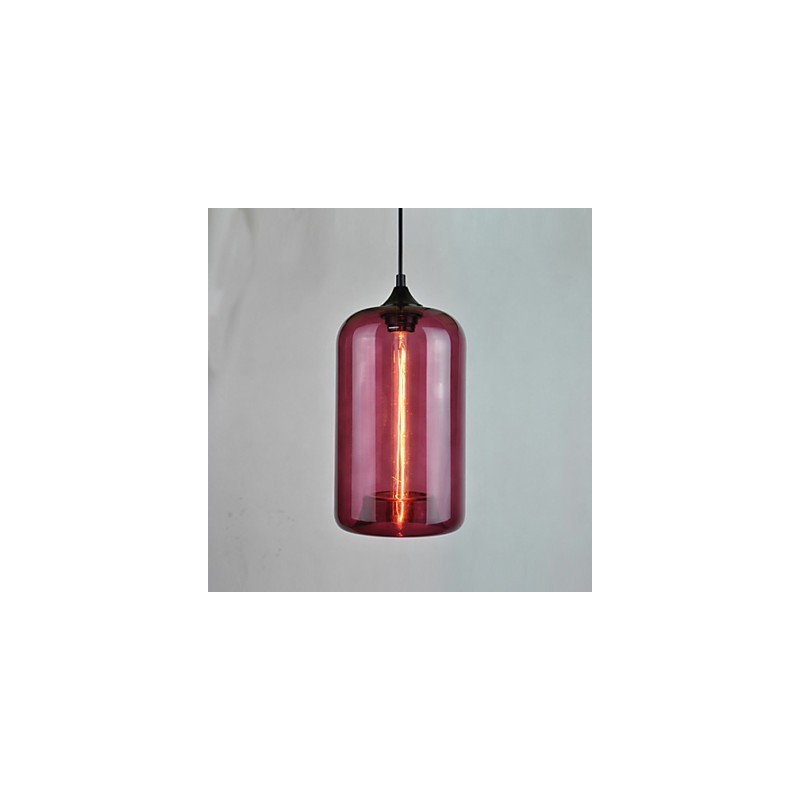 Bottle Design Pendant 1 Light Minimalist Iron Painting