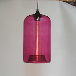 Bottle Design Pendant 1 Light Minimalist Iron Painting