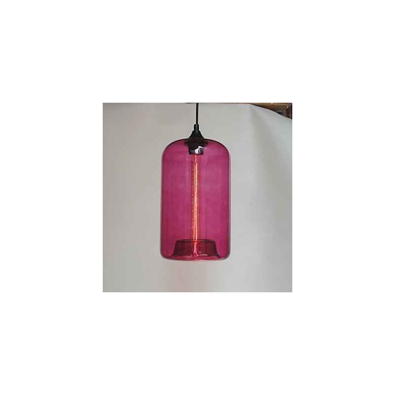 Bottle Design Pendant 1 Light Minimalist Iron Painting