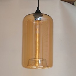 Bottle Design Pendant 1 Light Minimalist Iron Painting