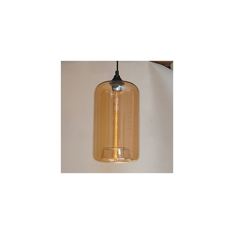 Bottle Design Pendant 1 Light Minimalist Iron Painting