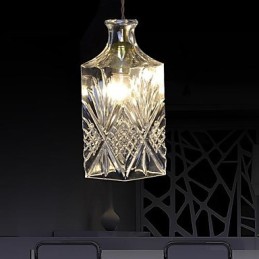 Modern Contemporary Crystal Metal Pendant Light
