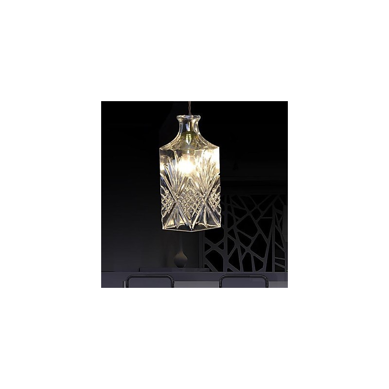 Modern Contemporary Crystal Metal Pendant Light
