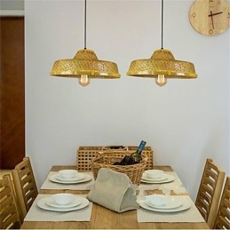 1 Head of the Americange Museum Creative Bamboo Straw hat Light Simple