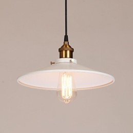 Vintage Painting Metal Pendant Light