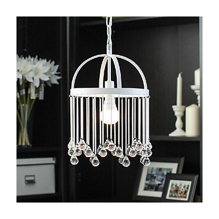 Modern Contemporary Traditional Classic Crystal Mini Style Painting Metal Pendant Light