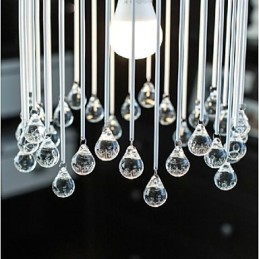 Modern Contemporary Traditional Classic Crystal Mini Style Painting Metal Pendant Light