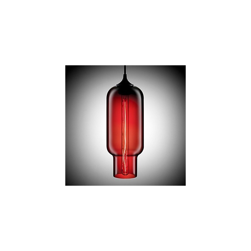 Retro Creative Single Head Glass Pendant Lamp Cafe In The Goldfish Bowl