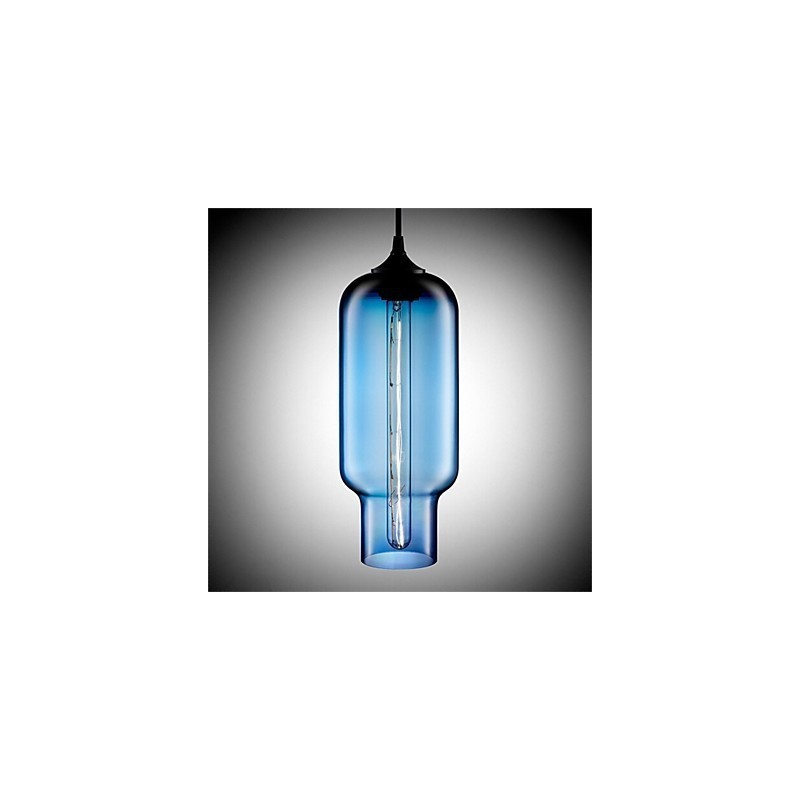 Retro Creative Single Head Glass Pendant Lamp Cafe In The Goldfish Bowl
