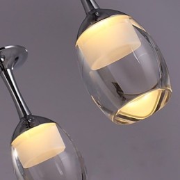 Pendant Lights 3 Lights Round Backplate Modern Contemporary Metal