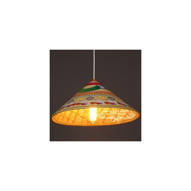 Modern Tea Hat Chandelier Chandelier Chandelier Bamboo Hats