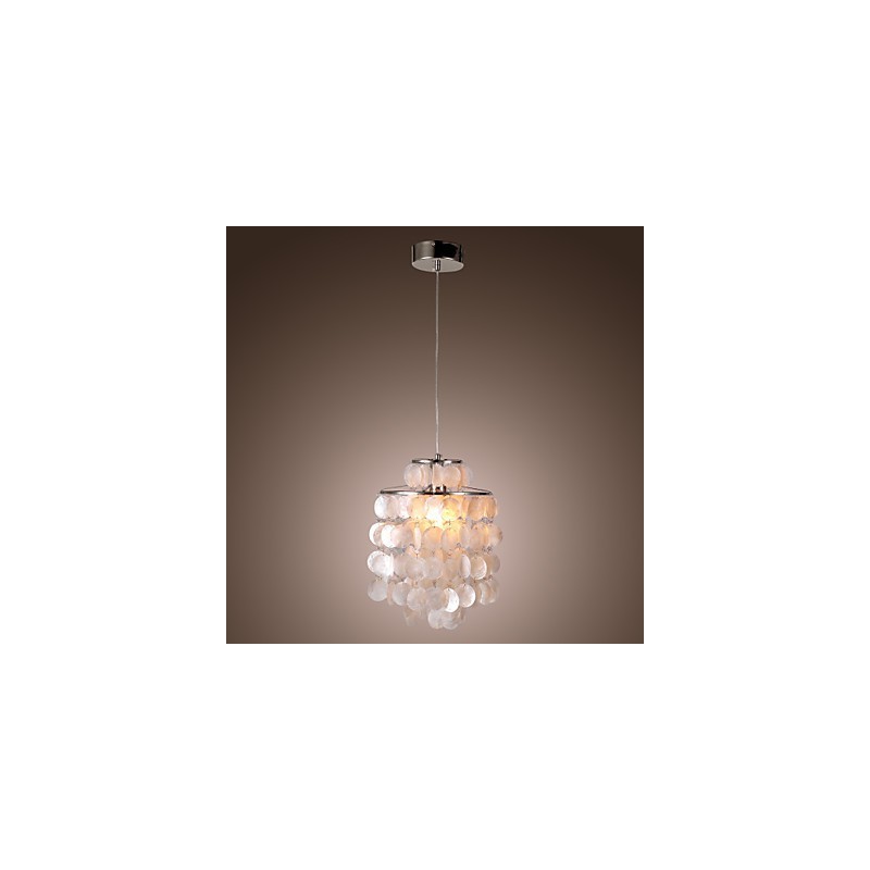 Modern Contemporary Mini Style Chrome Pendant Light