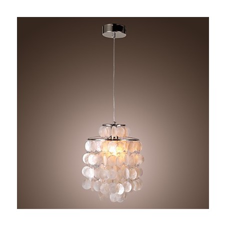 Modern Contemporary Mini Style Chrome Pendant Light